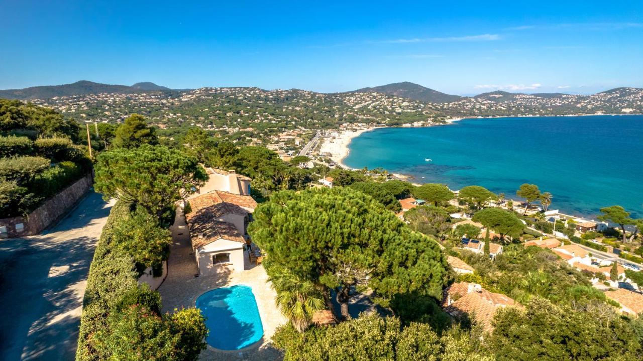 Superbe Villa, Incroyable Vue Mer, Piscine Chauffee, Climatisee Sainte-Maxime Bagian luar foto