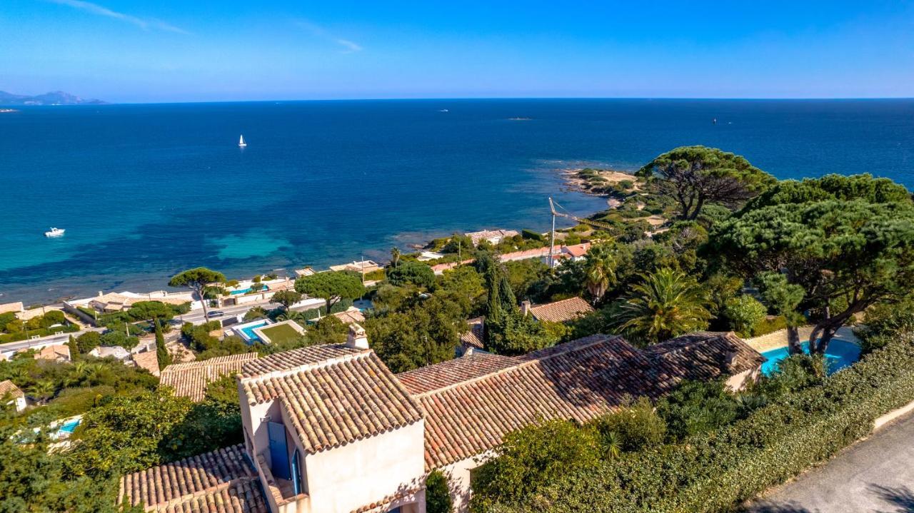 Superbe Villa, Incroyable Vue Mer, Piscine Chauffee, Climatisee Sainte-Maxime Bagian luar foto