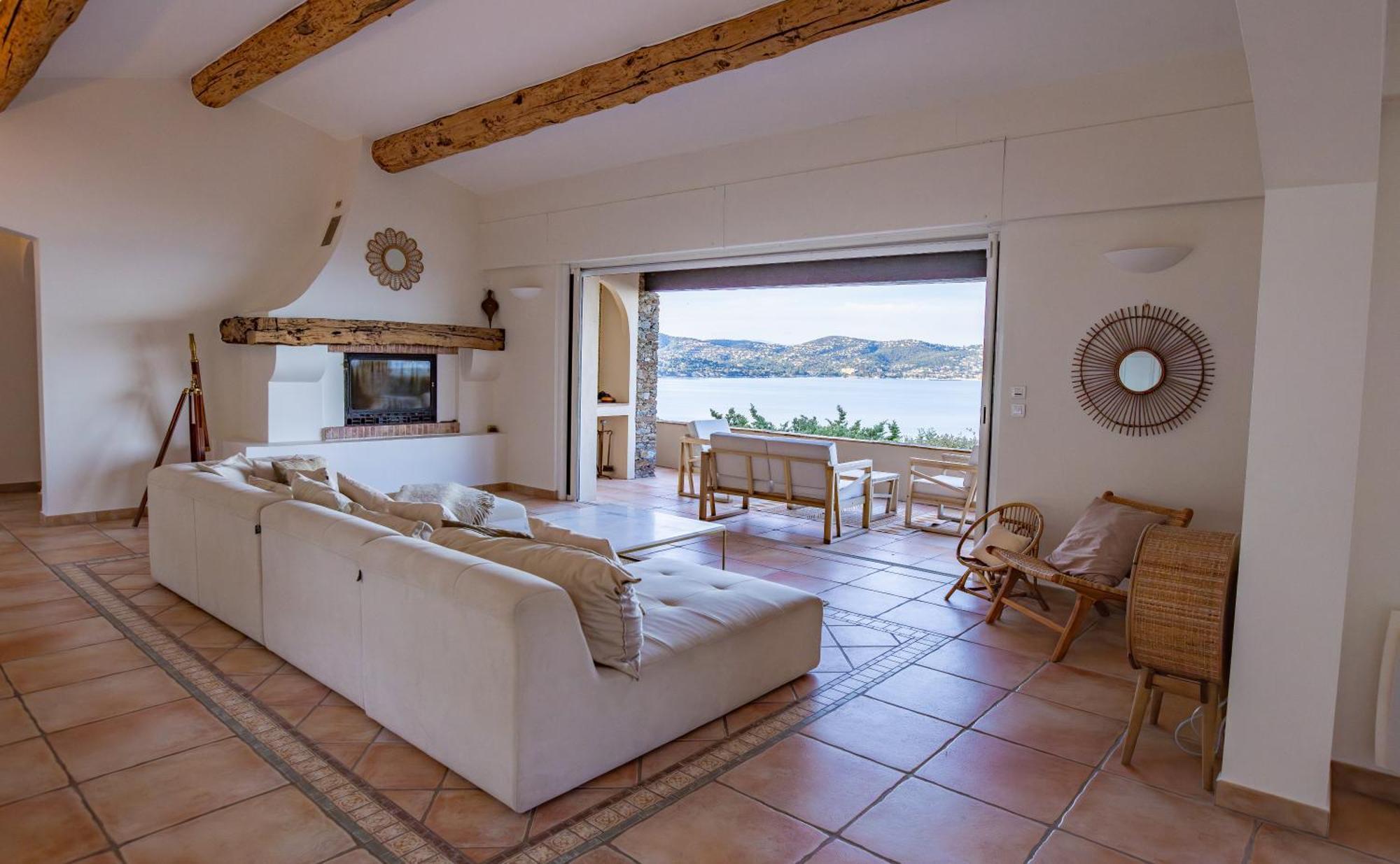 Superbe Villa, Incroyable Vue Mer, Piscine Chauffee, Climatisee Sainte-Maxime Bagian luar foto