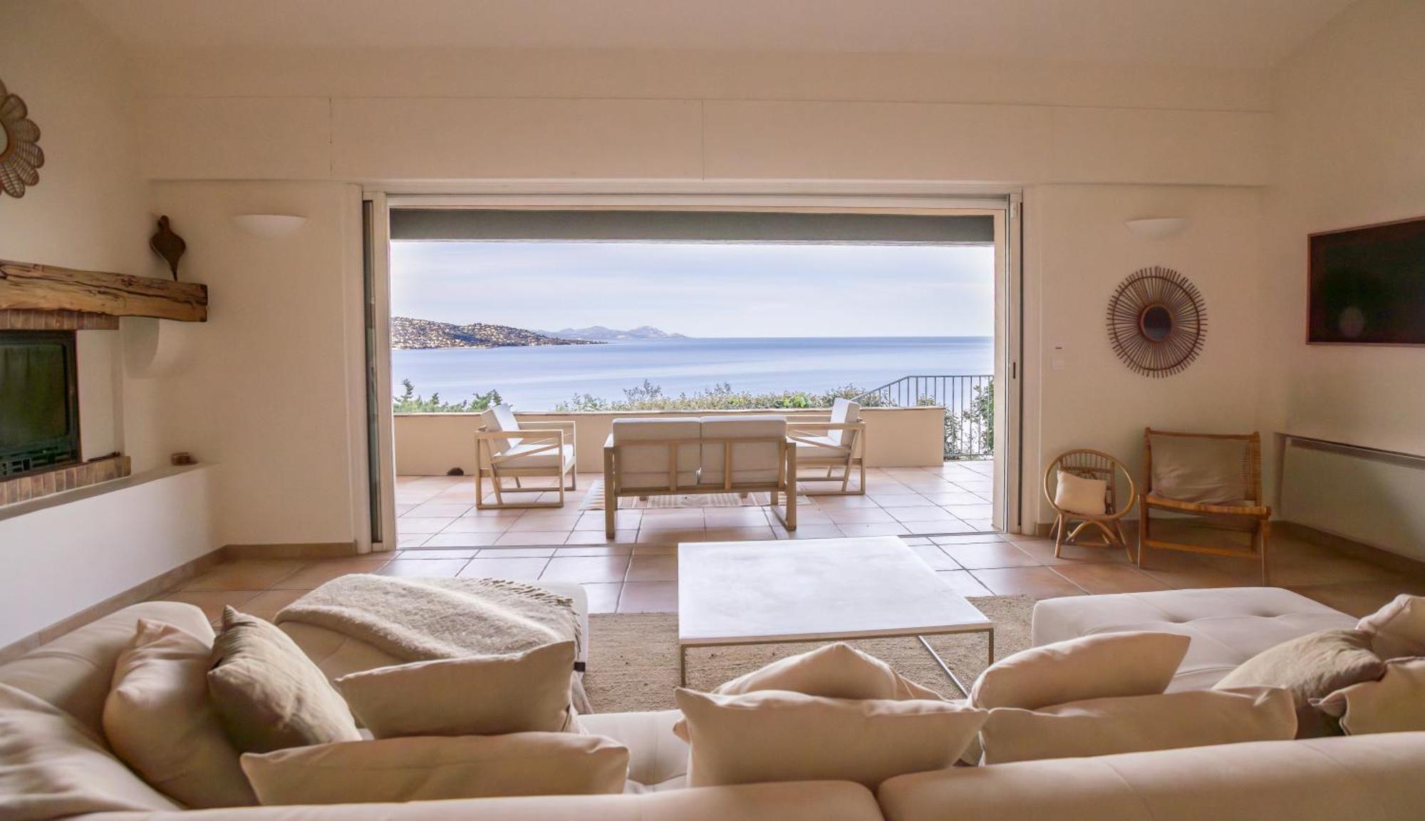 Superbe Villa, Incroyable Vue Mer, Piscine Chauffee, Climatisee Sainte-Maxime Bagian luar foto