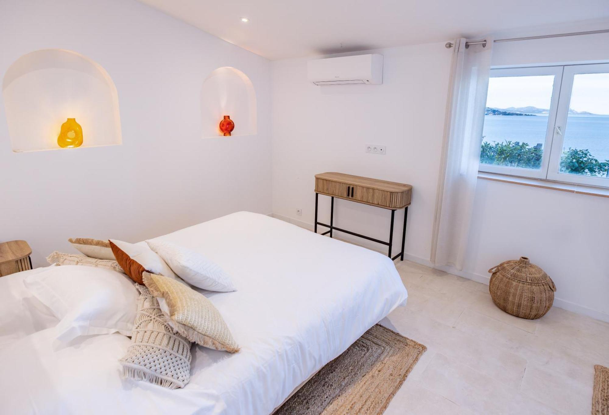 Superbe Villa, Incroyable Vue Mer, Piscine Chauffee, Climatisee Sainte-Maxime Bagian luar foto